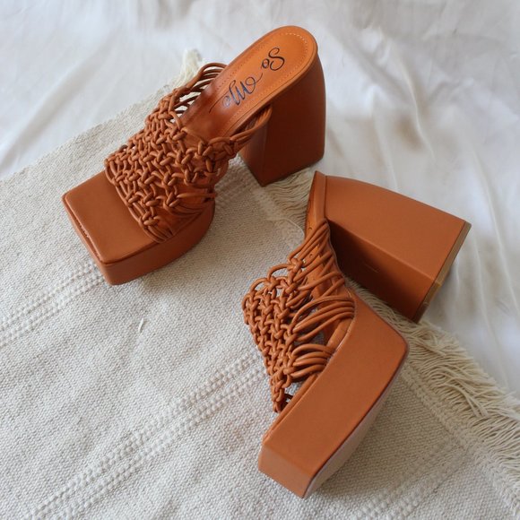 🆕The Kenzi // Camel chunky platform Mule - Picture 9 of 10